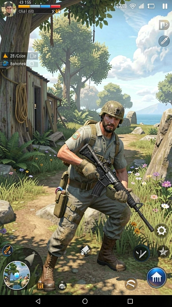 kakrp - Tampilan mode multiplayer yang seru.