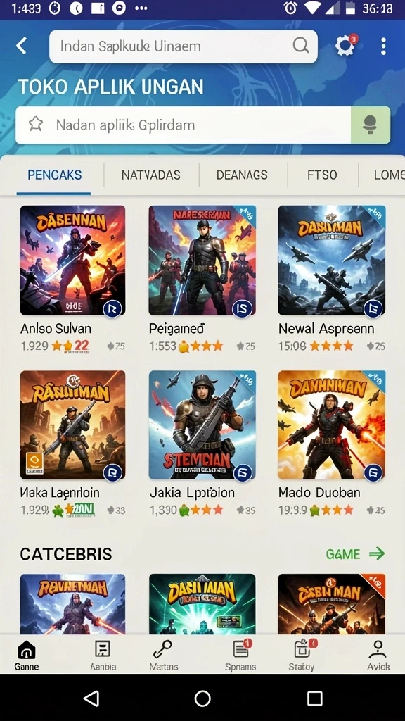 rejekigames - Screenshot dari permainan petualangan seru.