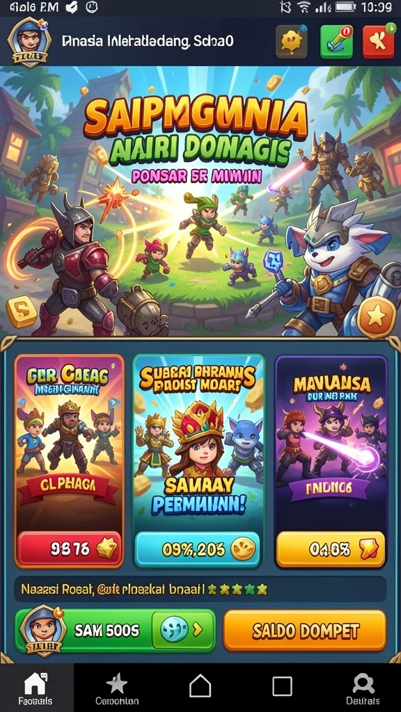 vipwin88 - Tampilan antarmuka pengguna yang ramah.